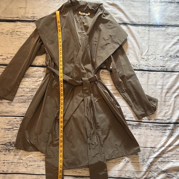 MaxMara Gold Tan Trench Coat Size XL - Picture 3 of 8